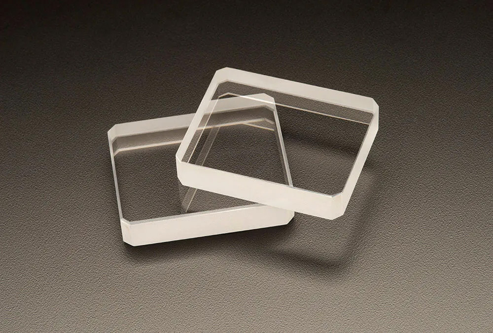 Sapphire glass plate