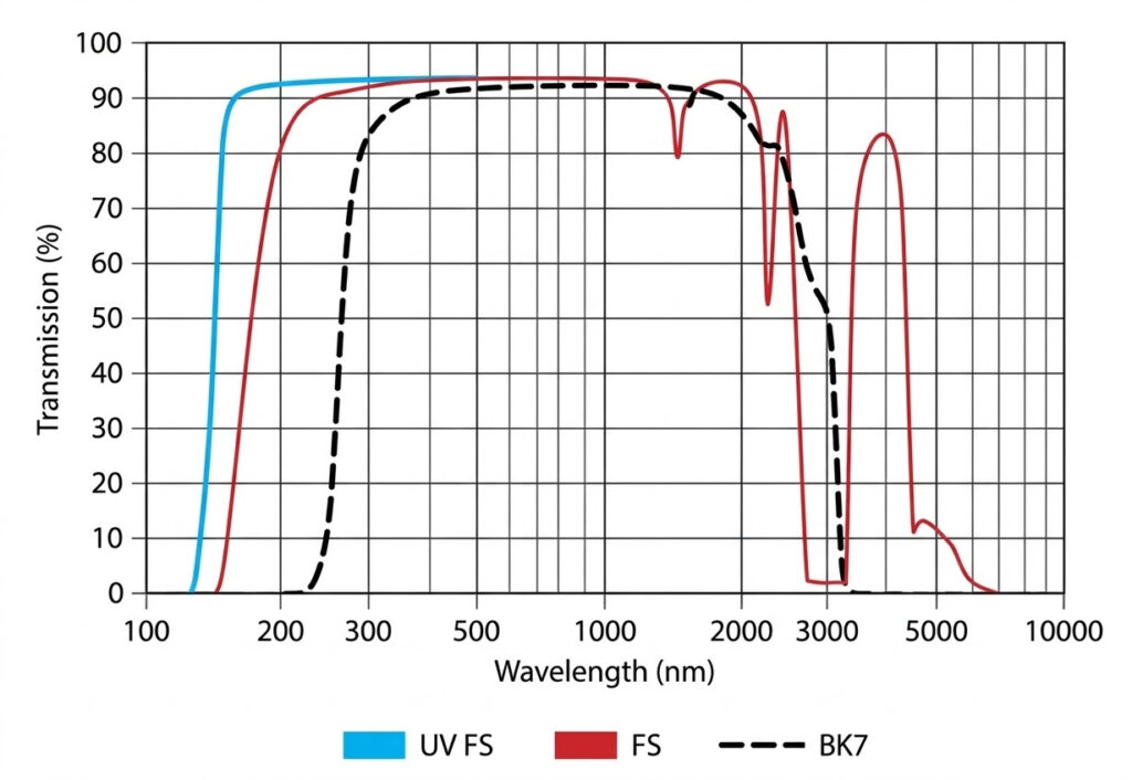 BK7 vs Fused Silica